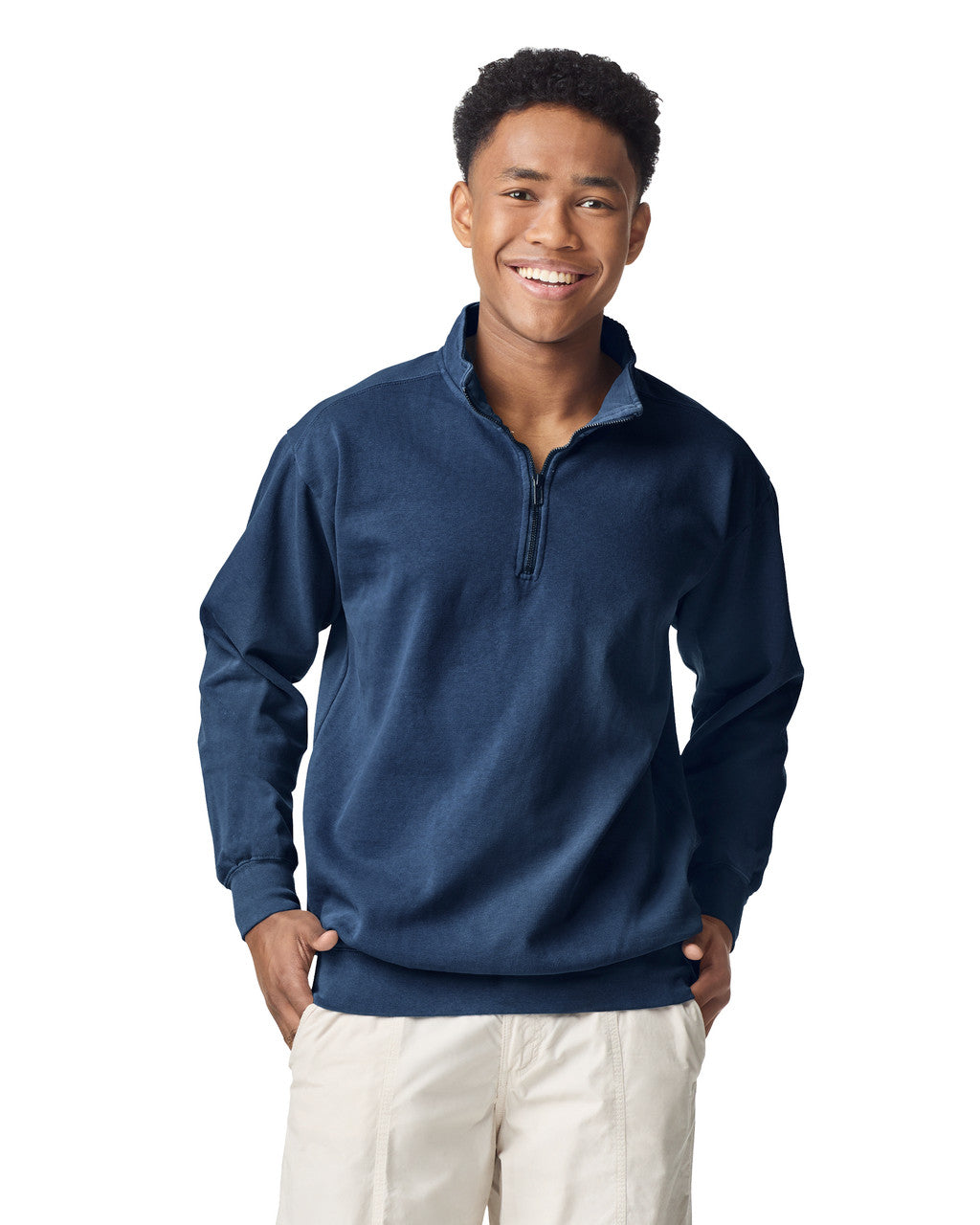 Sweatshirt Comfort Colors® 1580 1/4 Zip - Embroidery