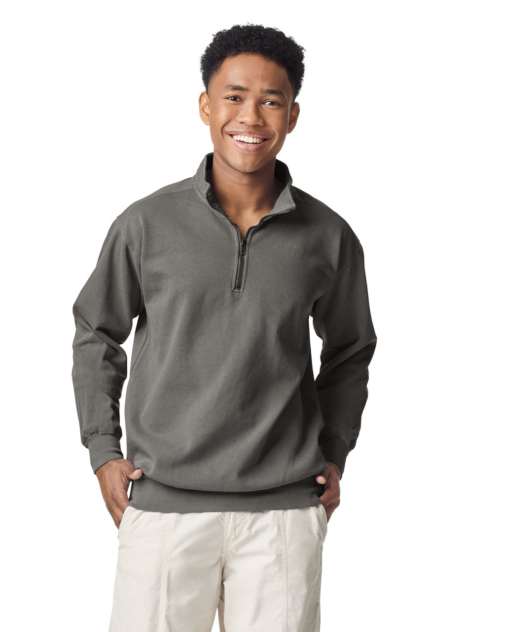 Sweatshirt Comfort Colors® 1580 1/4 Zip - Embroidery