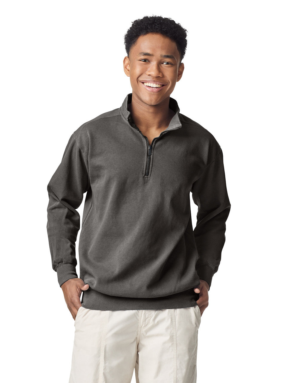 Sweatshirt Comfort Colors® 1580 1/4 Zip - Embroidery