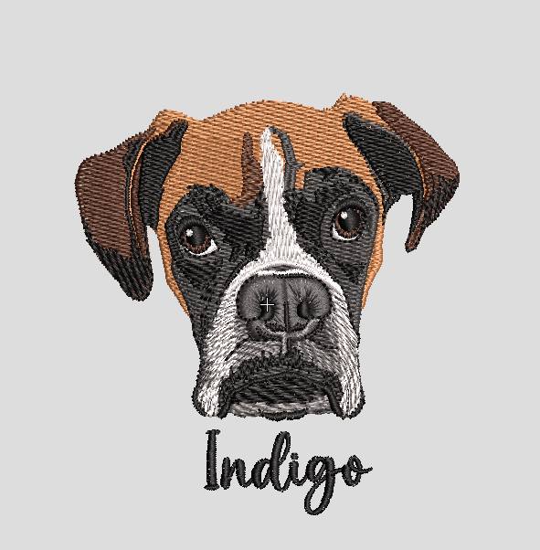 Custom Pets / People Portrait Embroidery Files - Digital Only