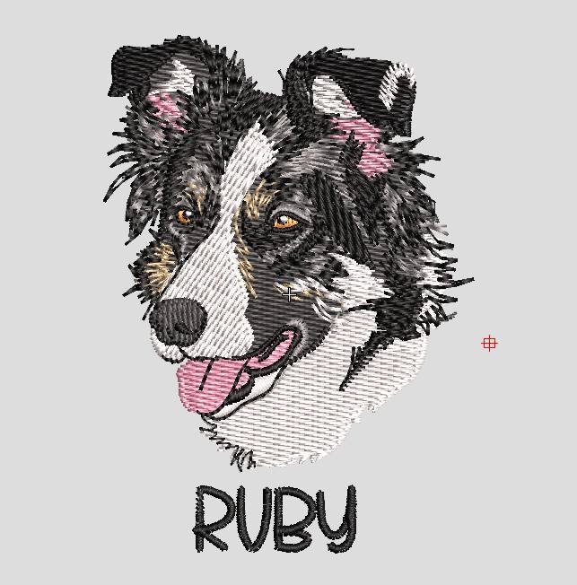 Custom Pets / People Portrait Embroidery Files - Digital Only