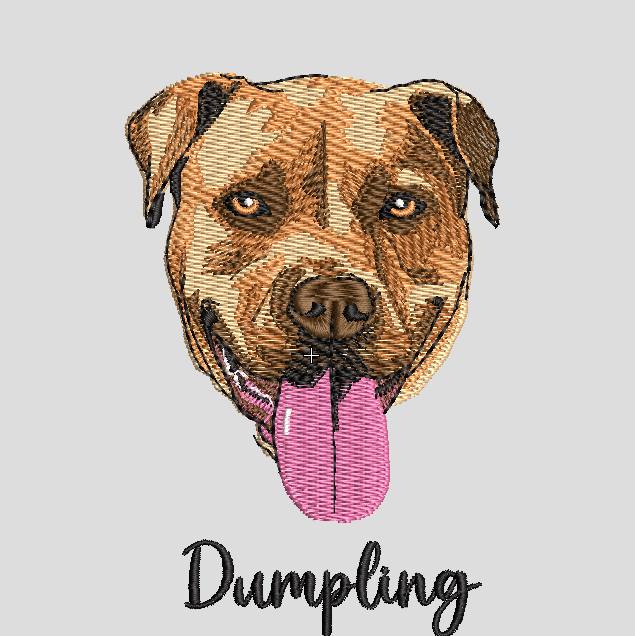 Custom Pets / People Portrait Embroidery Files - Digital Only