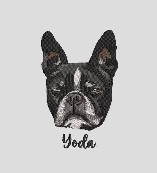 Custom Pets / People Portrait Embroidery Files - Digital Only