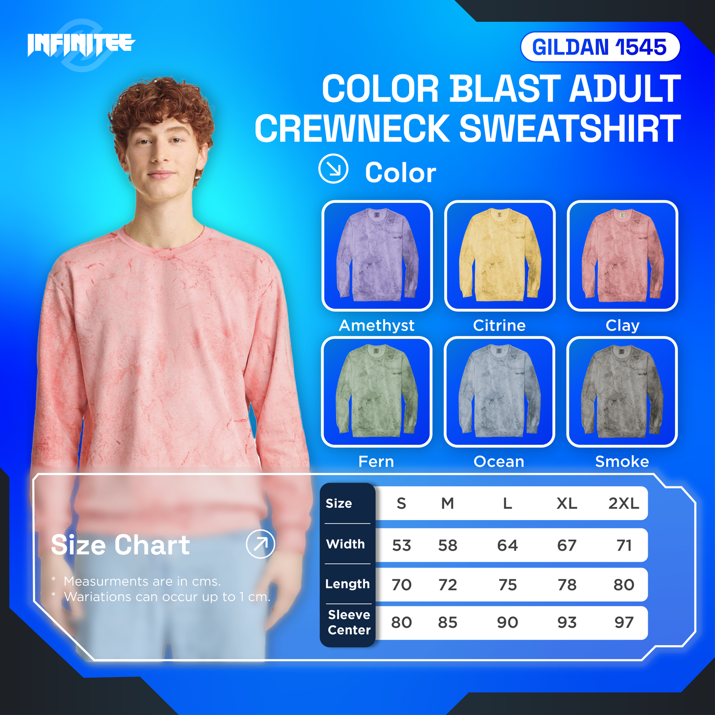 Sweatshirt Comfort Colors® 1545 - Embroidery