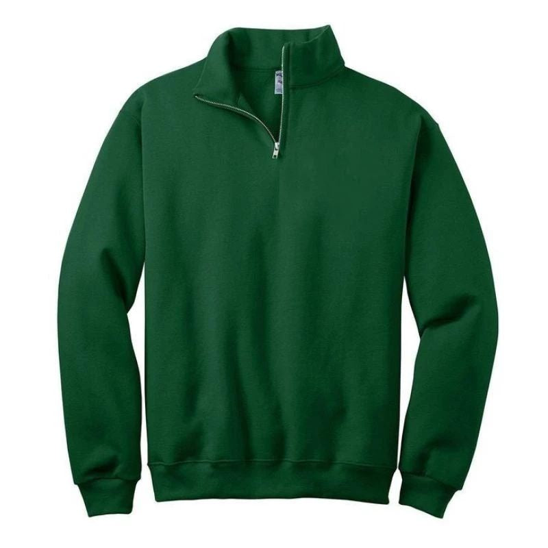Embroidery Quartar Zip Sweatshirt VN285