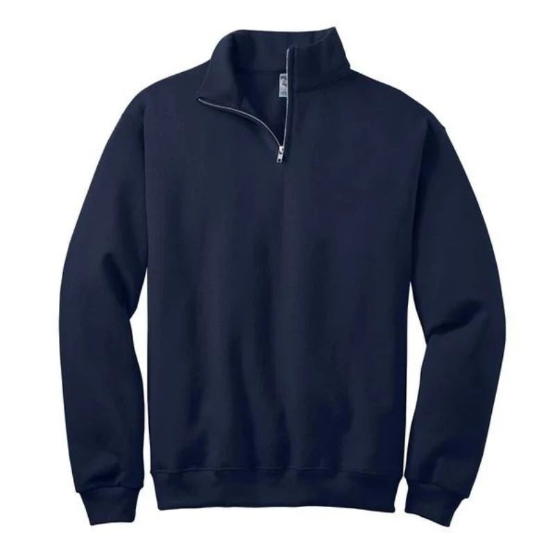 Embroidery Quartar Zip Sweatshirt VN285