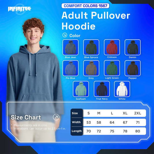 Embroidery - Hoodie Comfort Colors®  1567