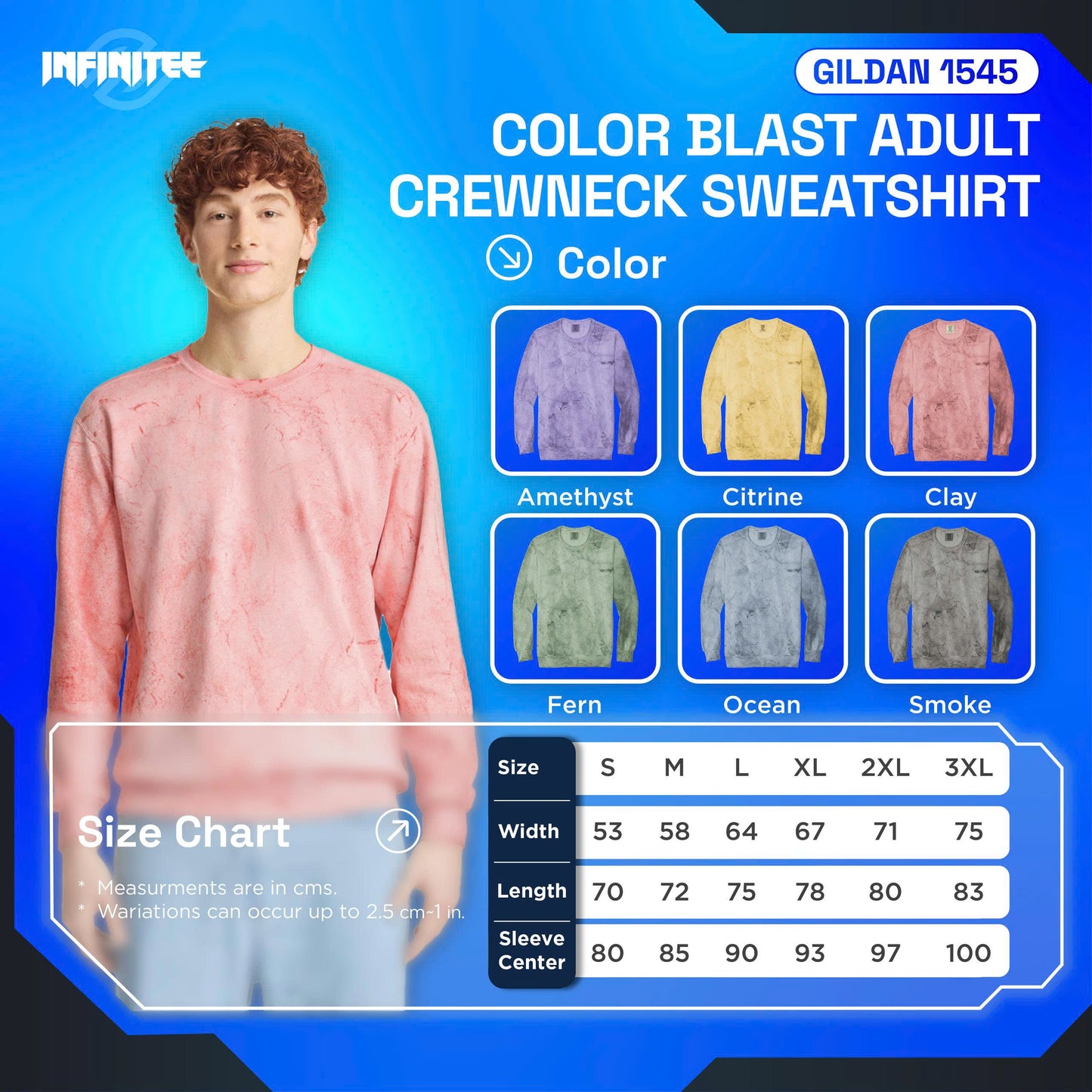 Sweatshirt Comfort Colors® 1545 - Embroidery