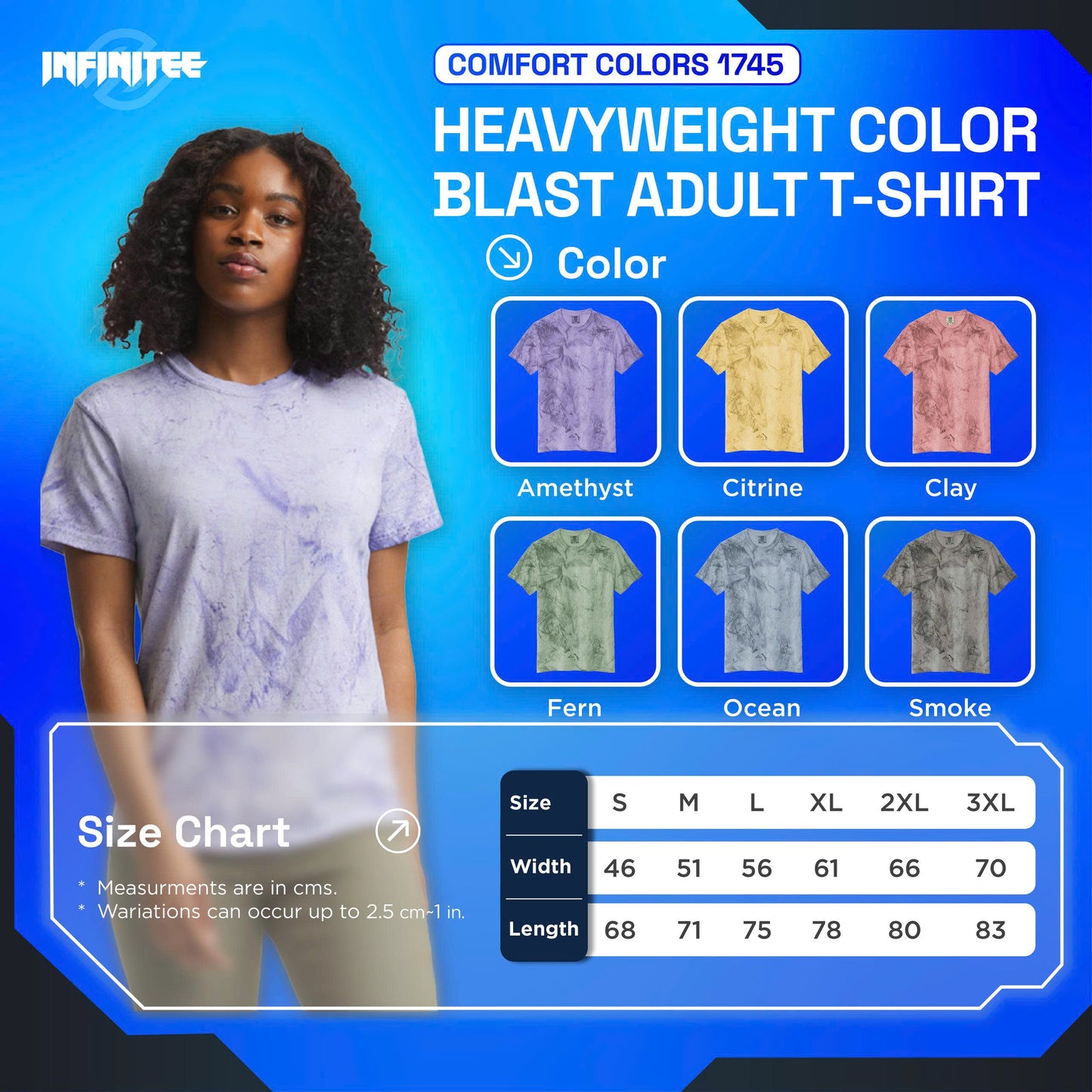 Embroidered T-Shirt 1745 - Comfort Colors (US)