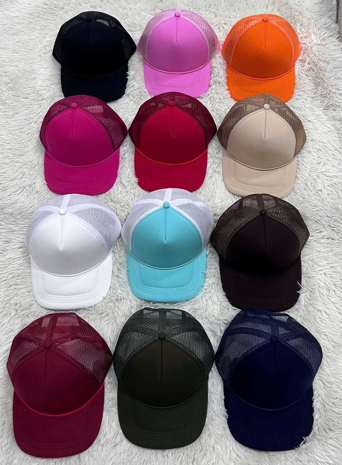 Embroidered Foam Trucker Mesh Caps Baseball Cap