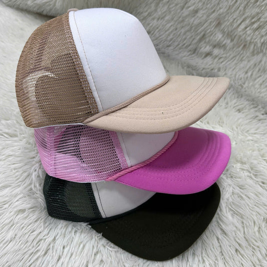 Embroidered Foam Trucker Mesh Caps Baseball Cap TWO TONE