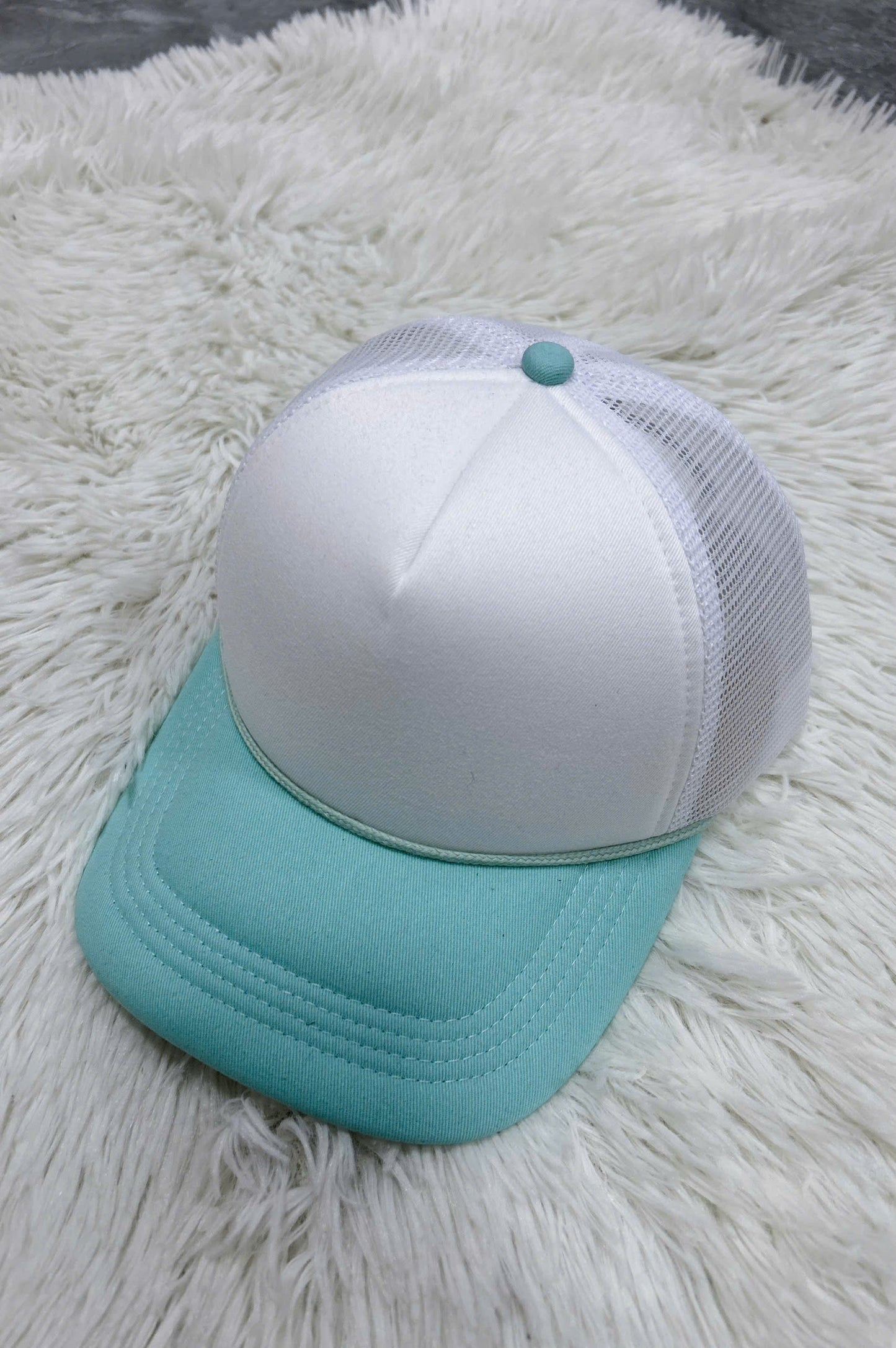 Embroidered Foam Trucker Mesh Caps Baseball Cap TWO TONE