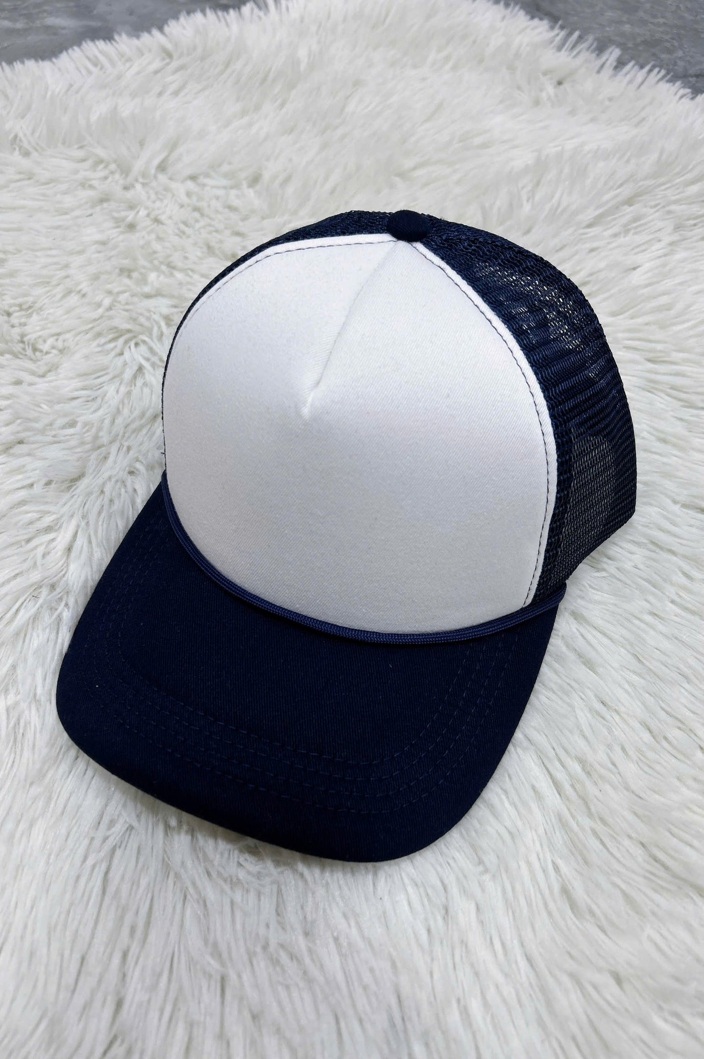 Embroidered Foam Trucker Mesh Caps Baseball Cap TWO TONE
