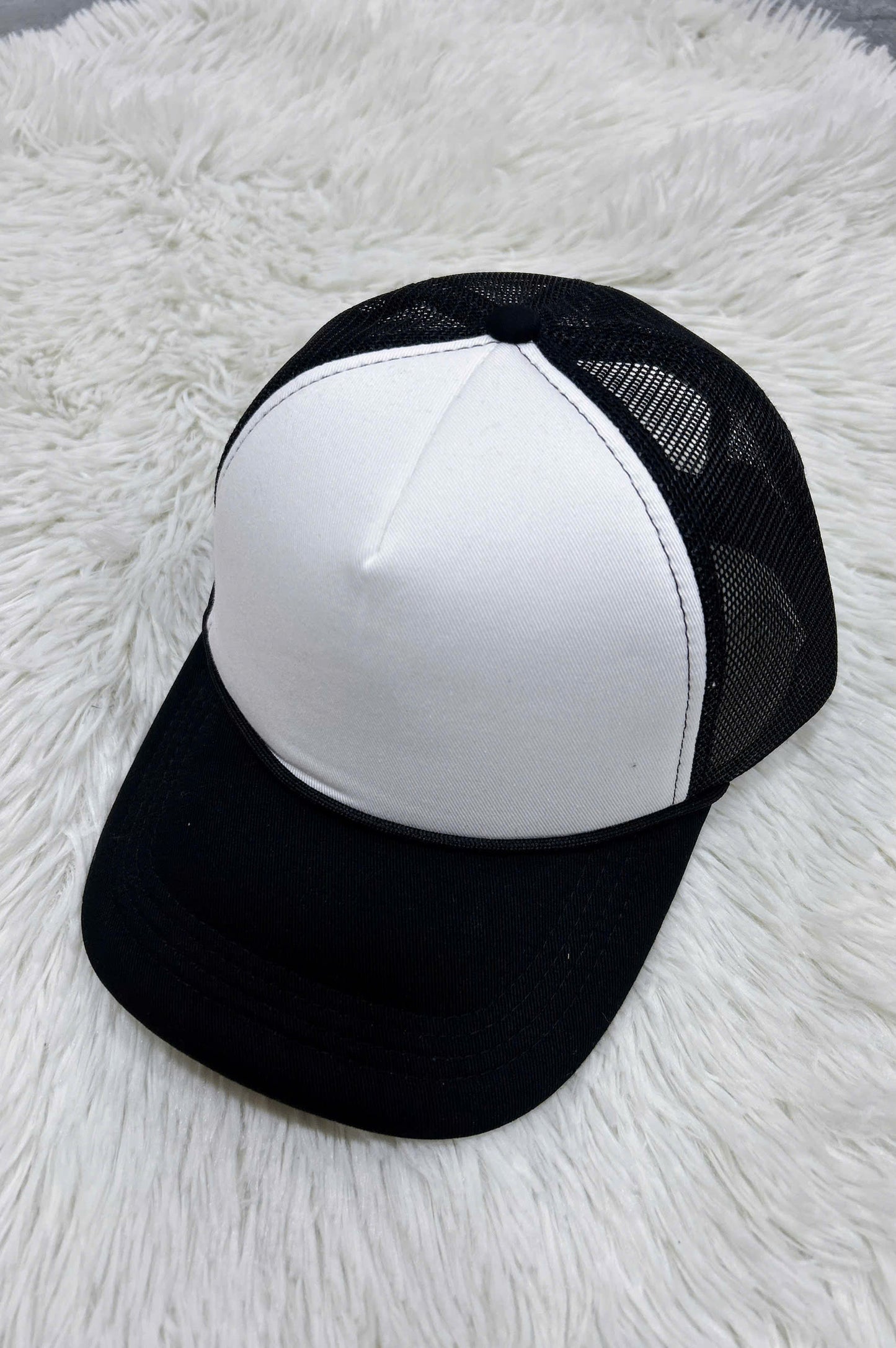 Embroidered Foam Trucker Mesh Caps Baseball Cap TWO TONE