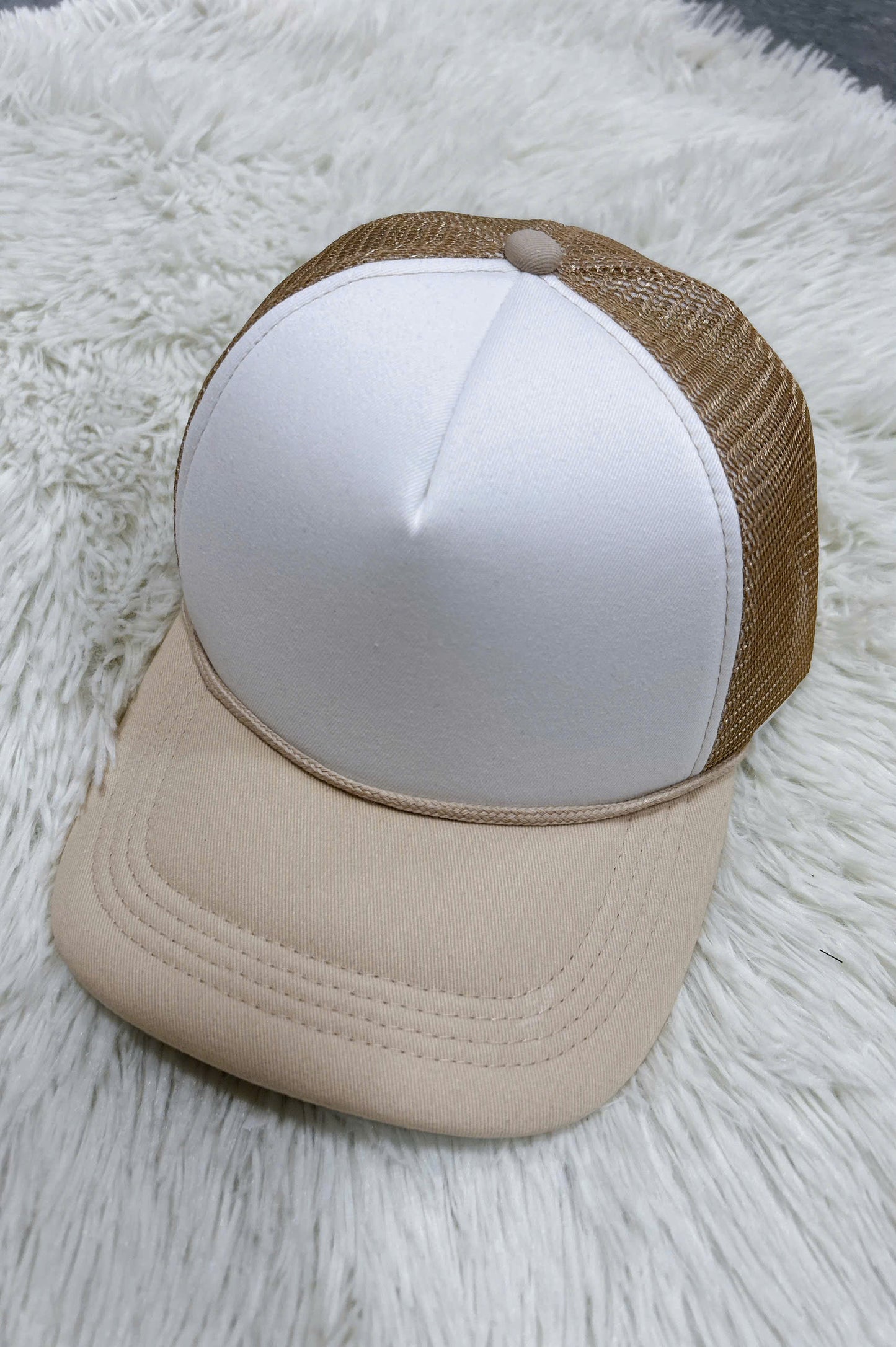 Embroidered Foam Trucker Mesh Caps Baseball Cap TWO TONE