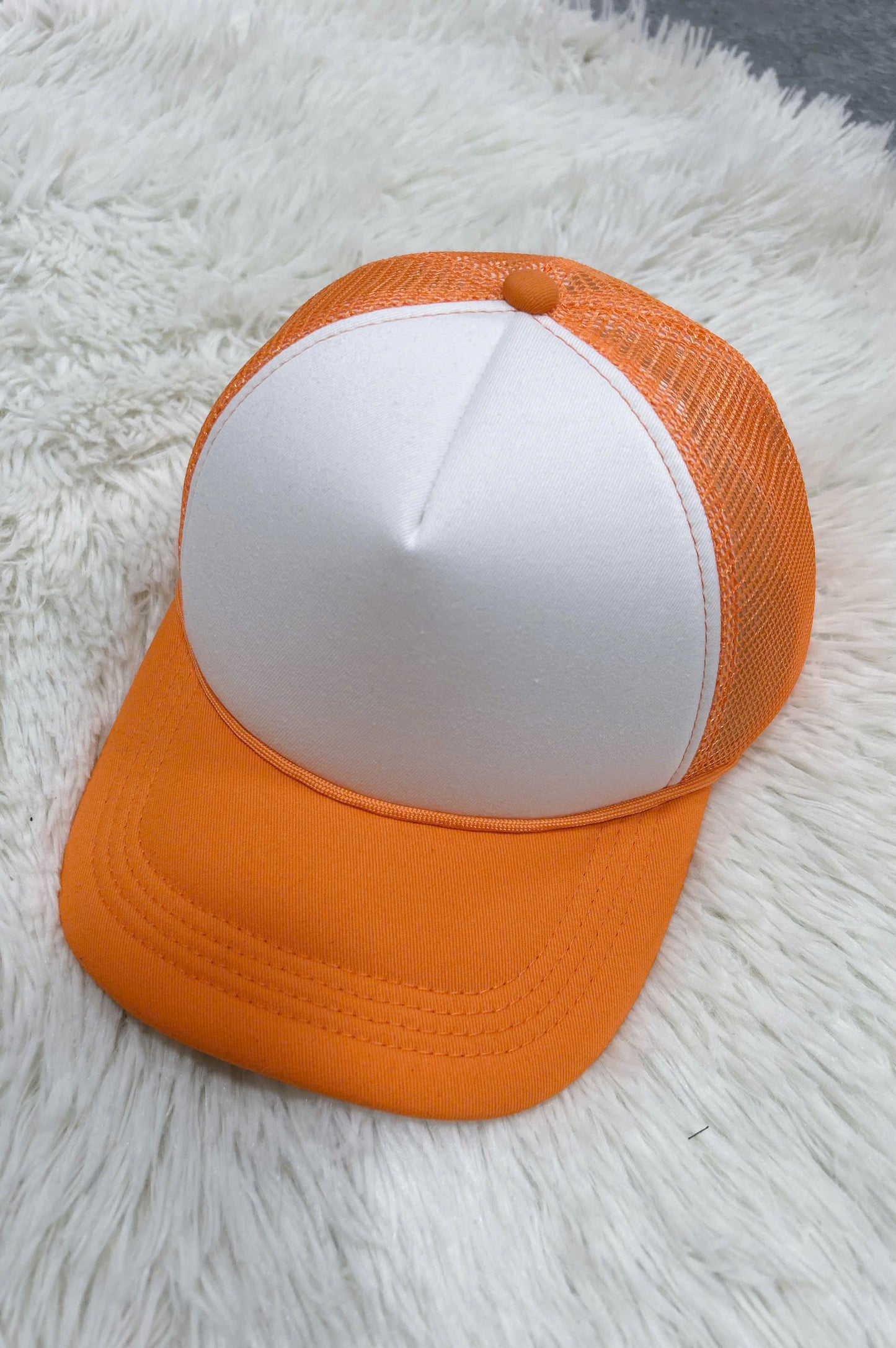 Embroidered Foam Trucker Mesh Caps Baseball Cap TWO TONE