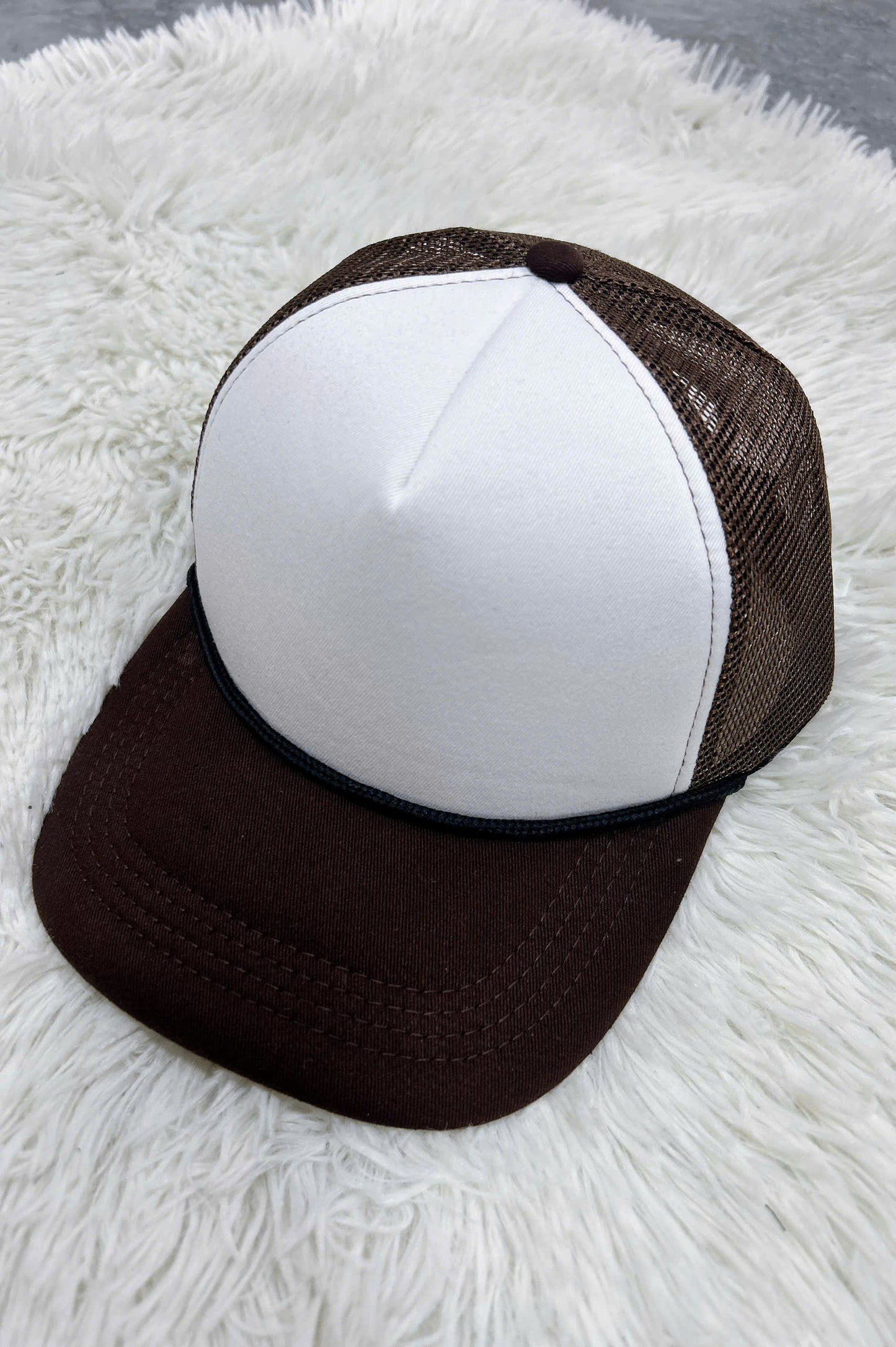 Embroidered Foam Trucker Mesh Caps Baseball Cap TWO TONE