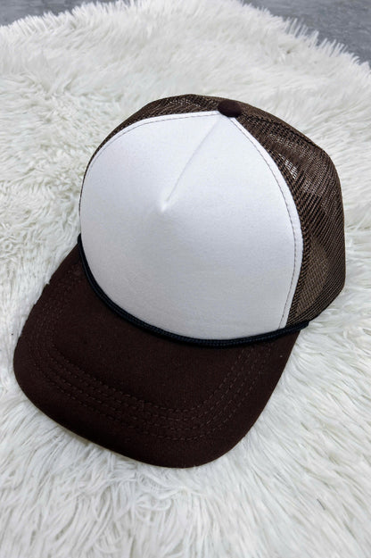 Embroidered Foam Trucker Mesh Caps Baseball Cap TWO TONE