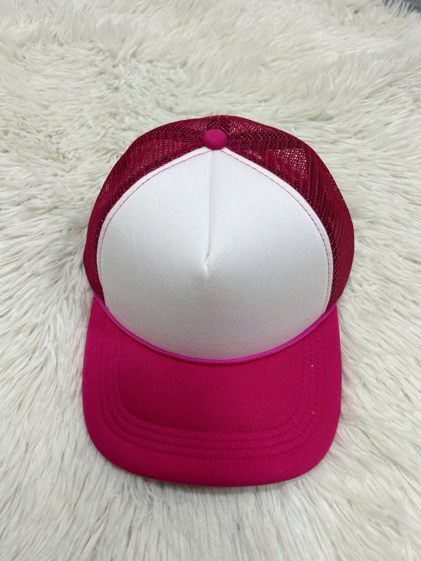 Embroidered Foam Trucker Mesh Caps Baseball Cap TWO TONE