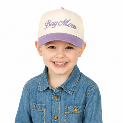 Embroidered Two Tone KIDS  Trucker Cap