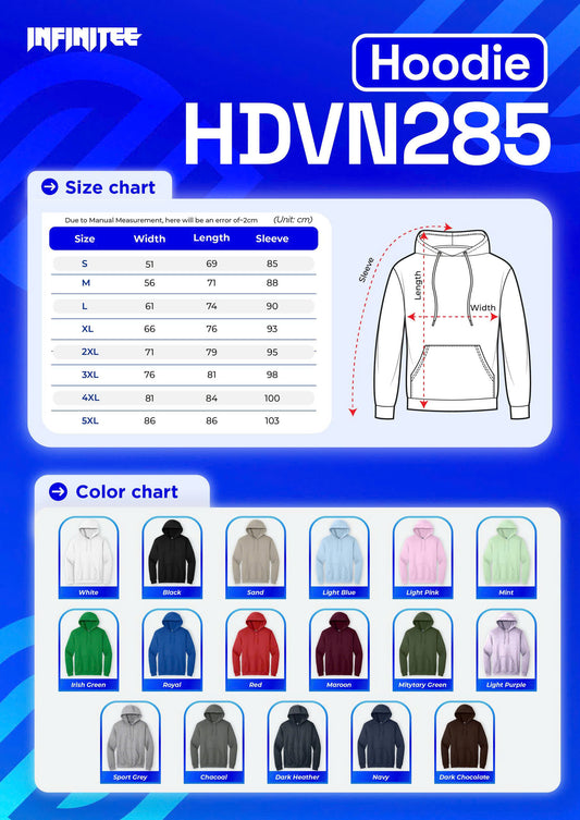 Embroidery Hoodie VN285H
