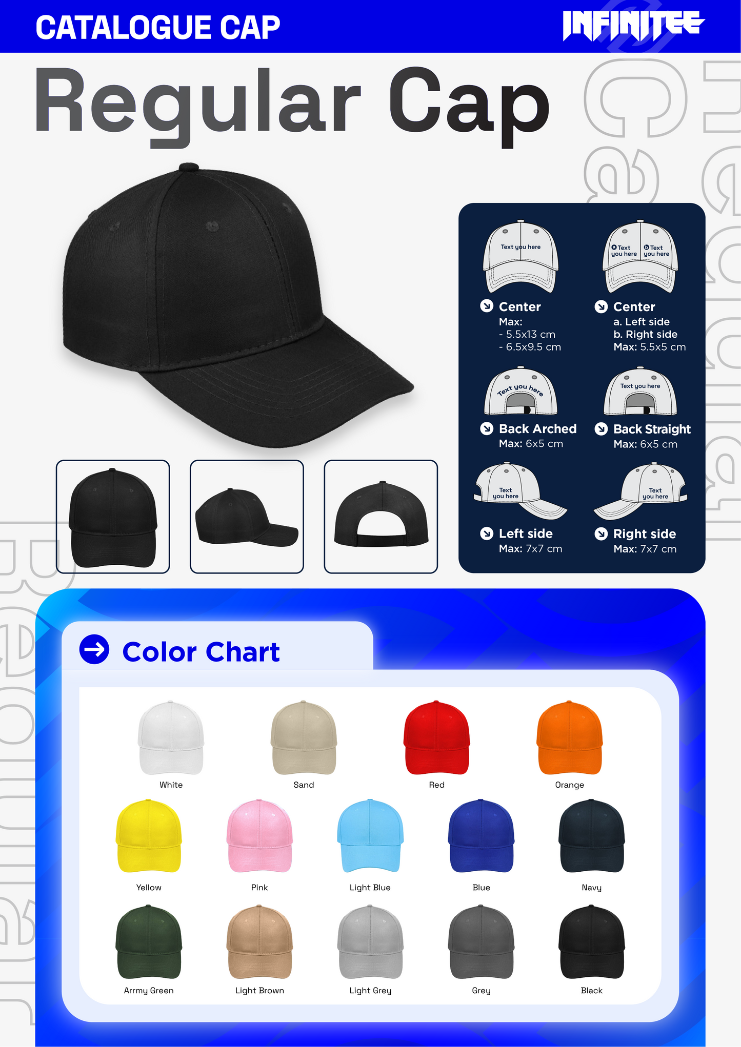 Embroidery Cap - Regular
