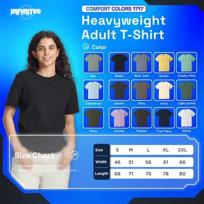 Embroidery T-Shirt 1717 - Comfort Colors
