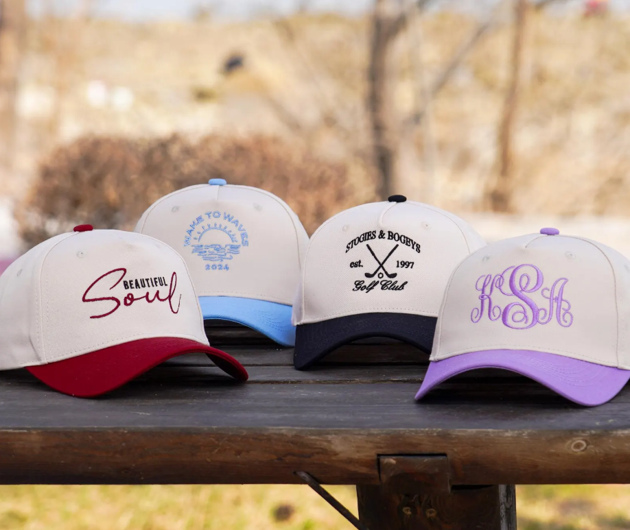 Embroidered Two Tone Trucker Cap