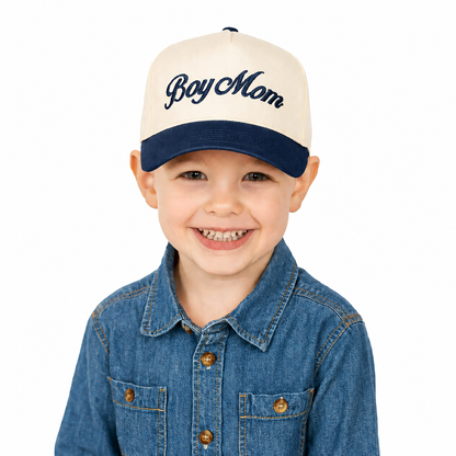 Embroidered Two Tone KIDS  Trucker Cap