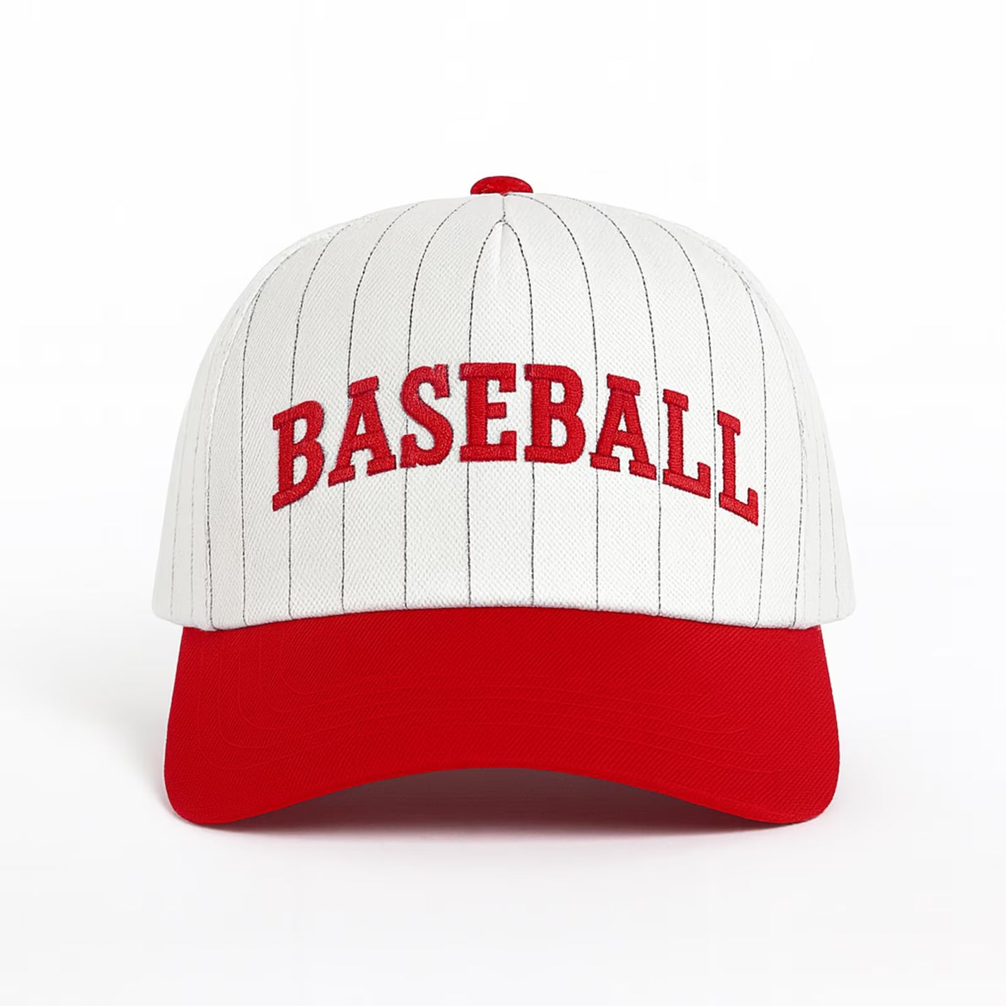 Embroidered Vintage Stripe Trucker Cap