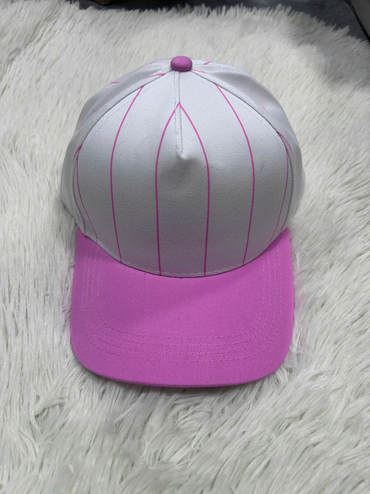 Embroidered Vintage Stripe Trucker Cap