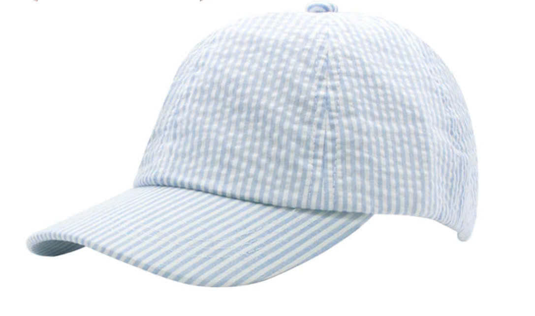 Embroidery - Seersucker Ball Cap