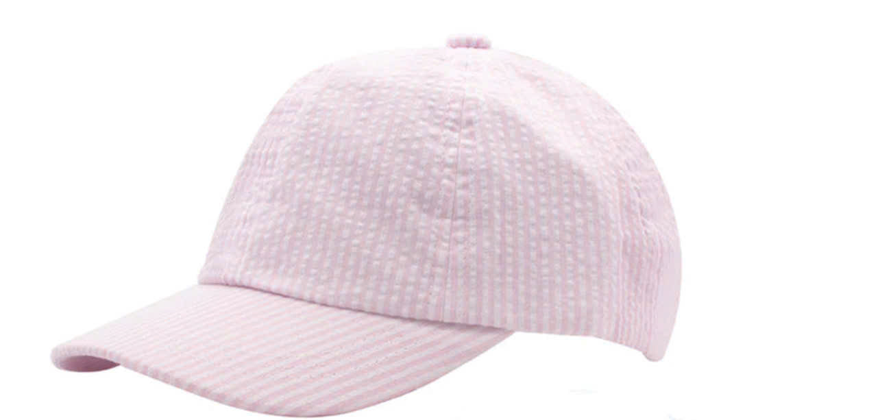 Embroidery - Seersucker Ball Cap