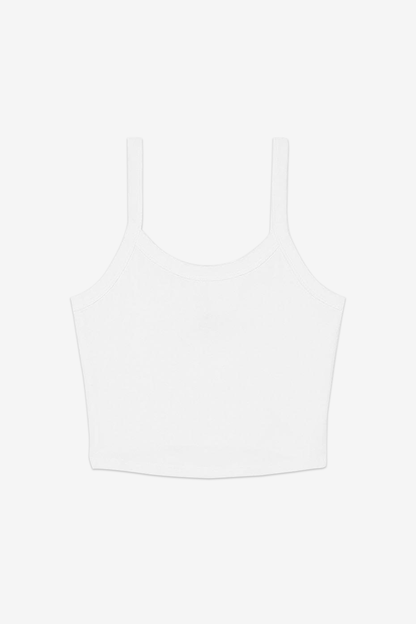 Embroidery Tank Top, T-Shirt W - Spaghetti Strap
