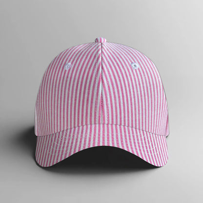 Embroidery - Seersucker Ball Cap
