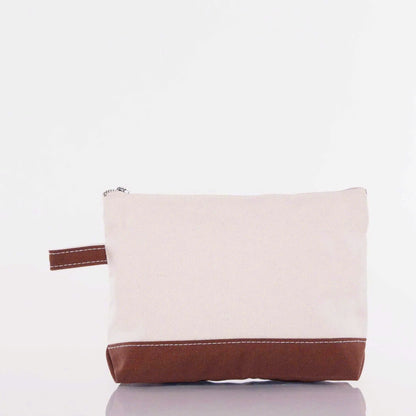 Emb- Cavas Cosmetic Bag