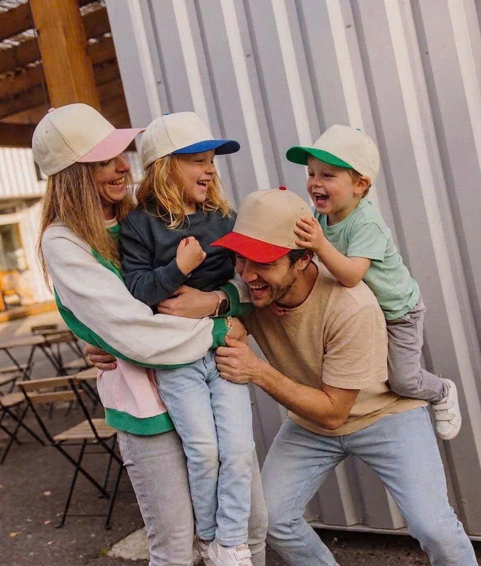 Embroidered Two Tone KIDS  Trucker Cap