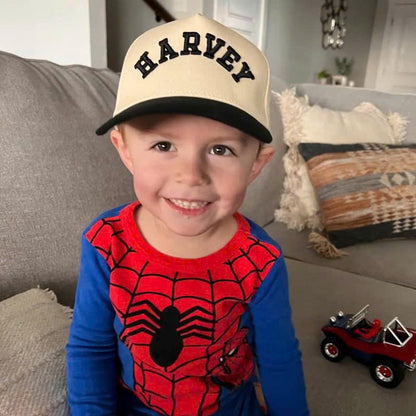 Embroidered Two Tone KIDS  Trucker Cap